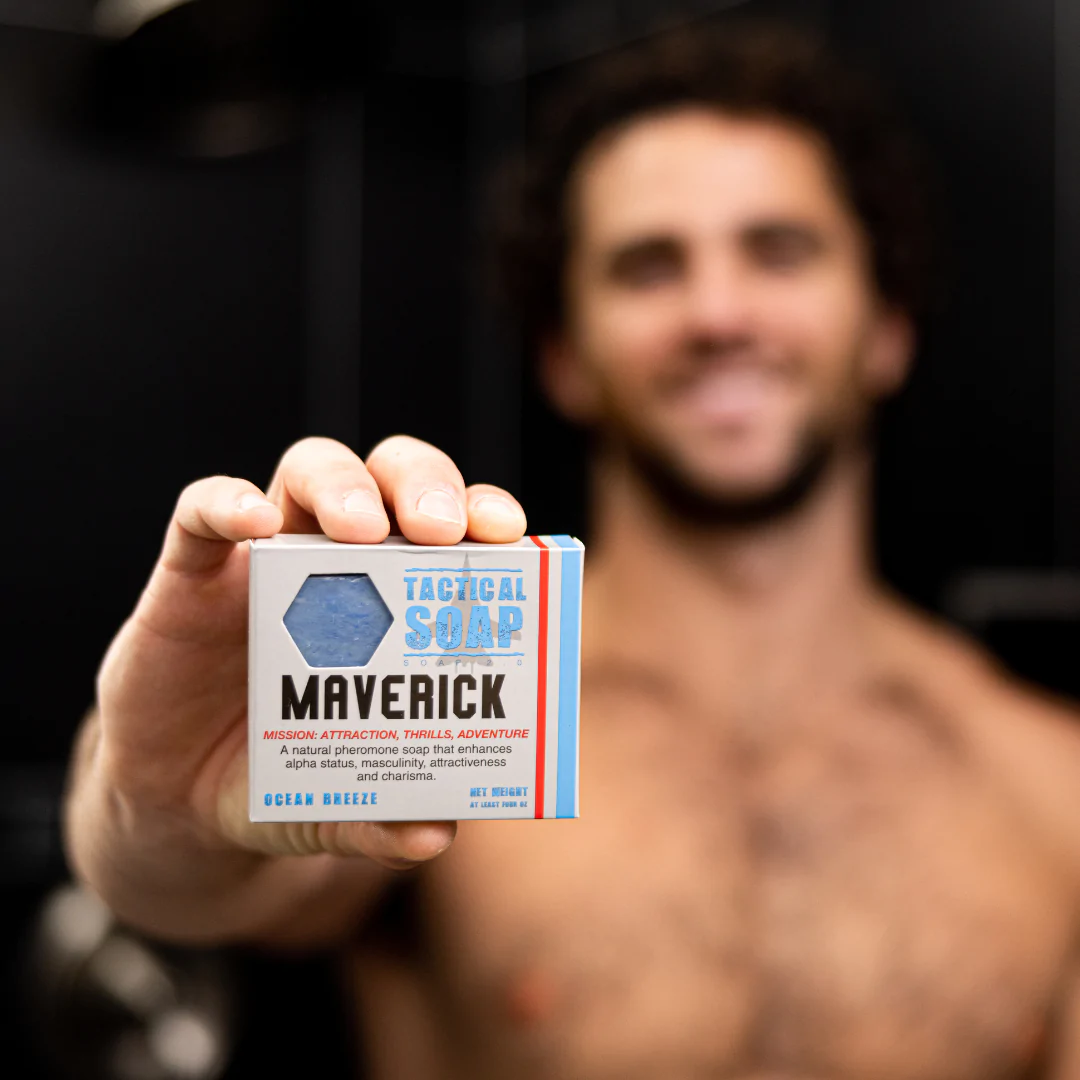 Tactical Soap Smell Great with Pheromone infused products and drive women wild with desire!